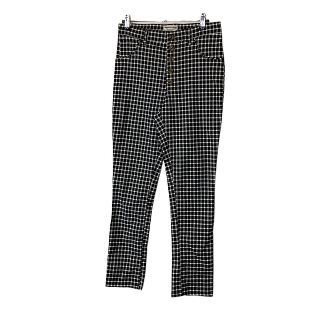Urban Outfitters plaid button front pants